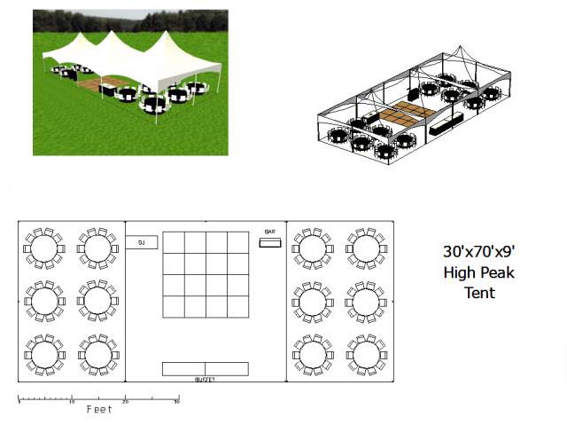 High Peak Tent 30x70