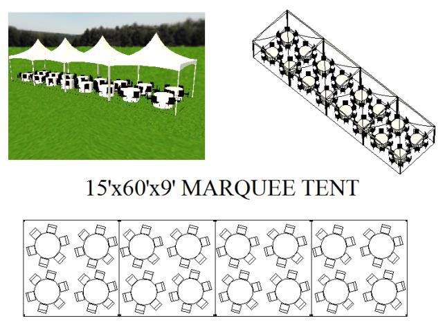 High Peak Tent 15x60