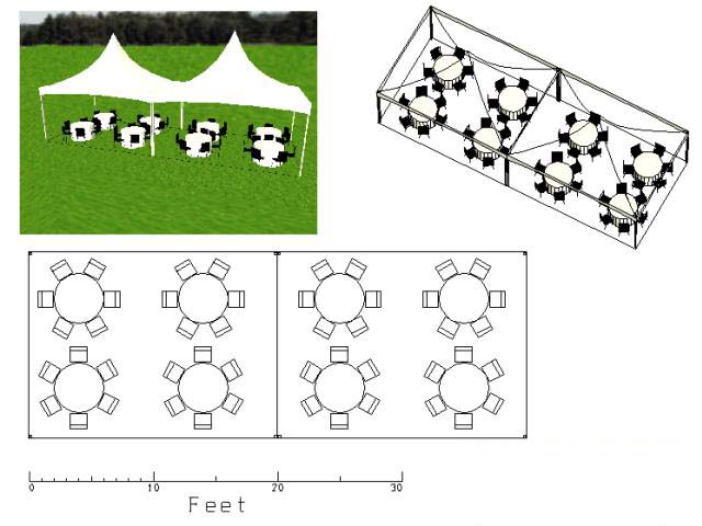 High Peak Tent 15x40
