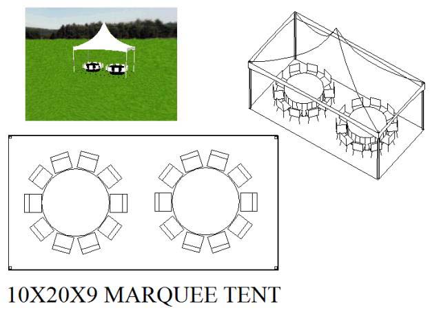 High Peak Tent 10x20