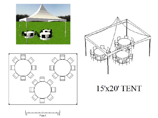 High Peak Tent 15x20