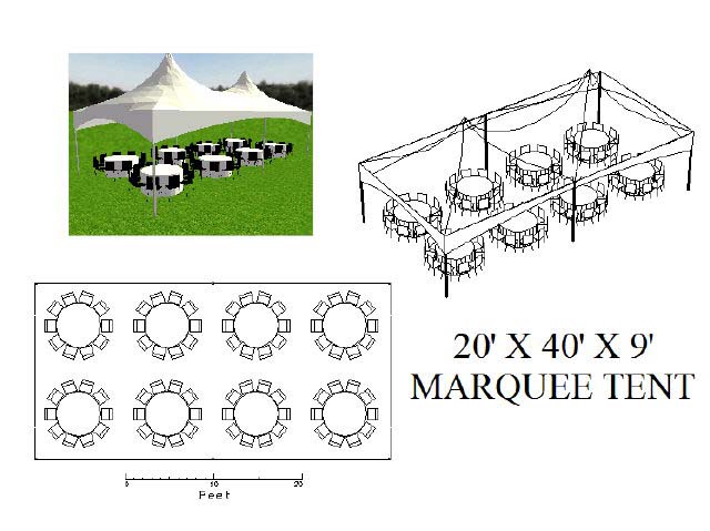 High Peak Tent 20x40