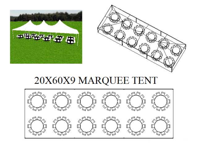 High Peak Tent 20x60