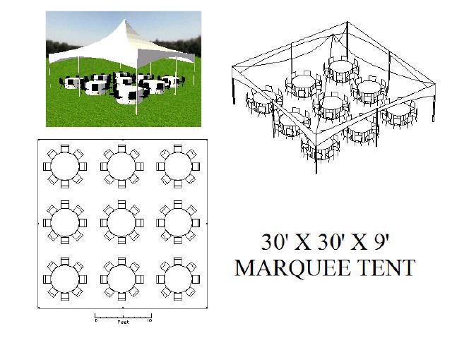 High Peak Tent 30x30