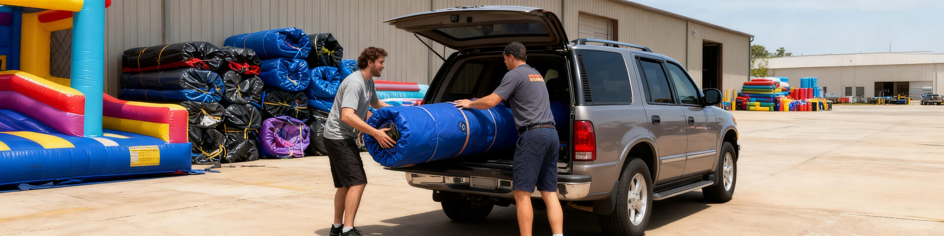 Bouncy Rentals Customer Pickup Process