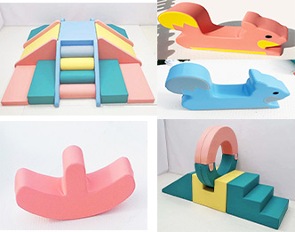 Option 4: Pyramid + Stairs with Loop. Includes both Squirrel Climbers and Moon Rocker,