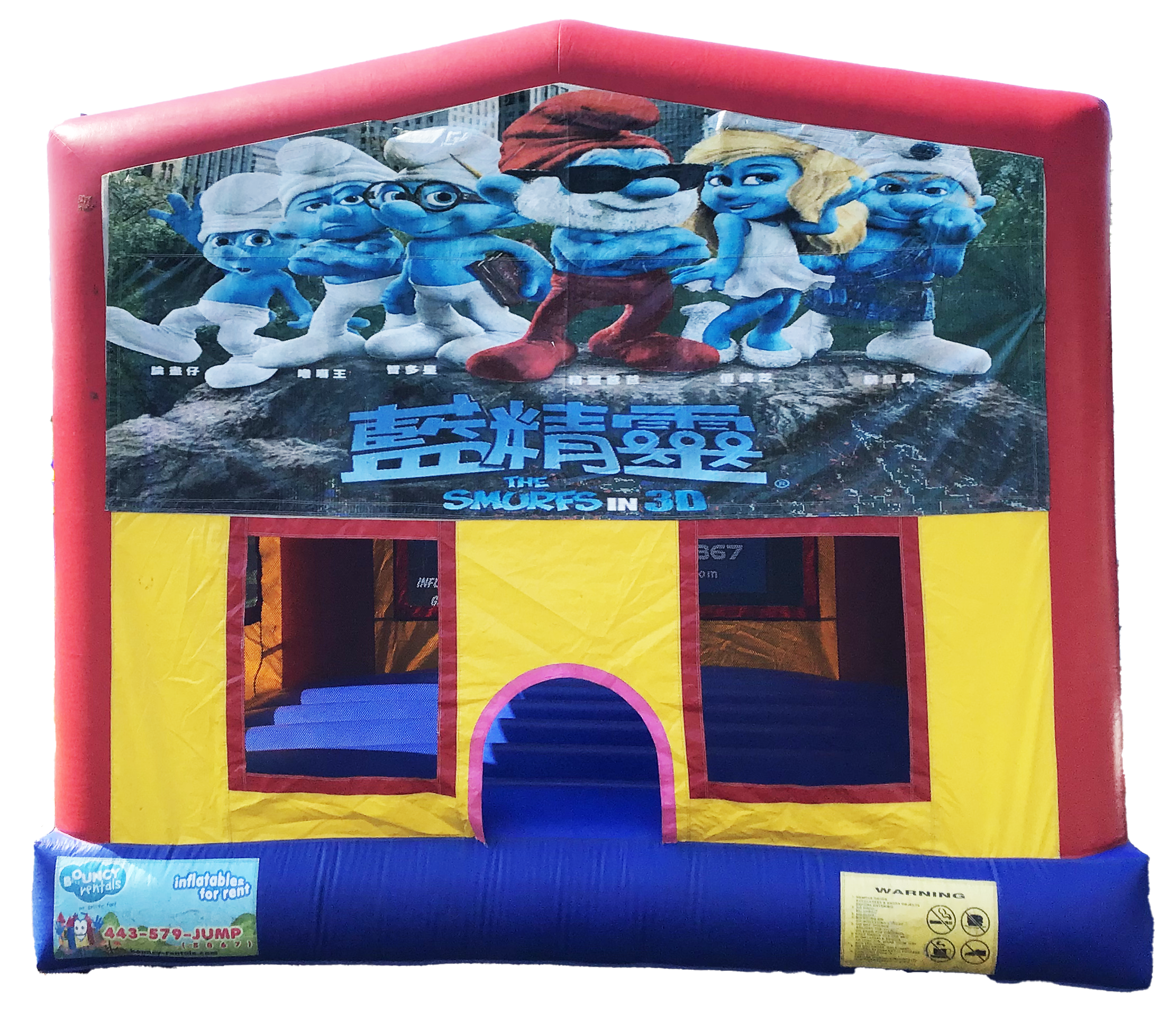 Smurfs Themed Moonbounce #93/94/904