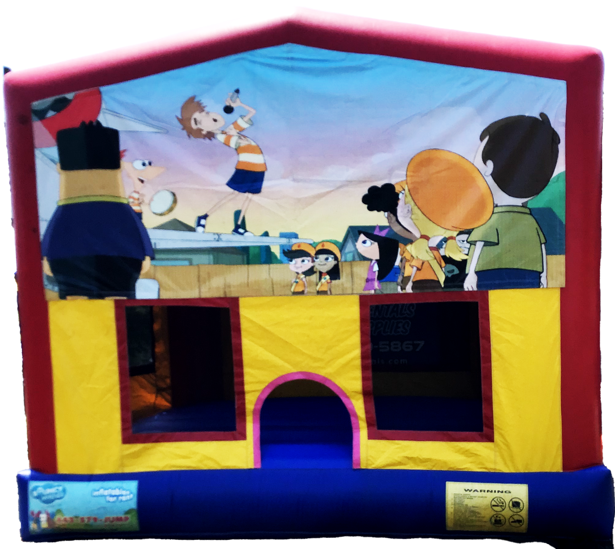 Phineas And Ferb Themed Moonbounce #93/94/904