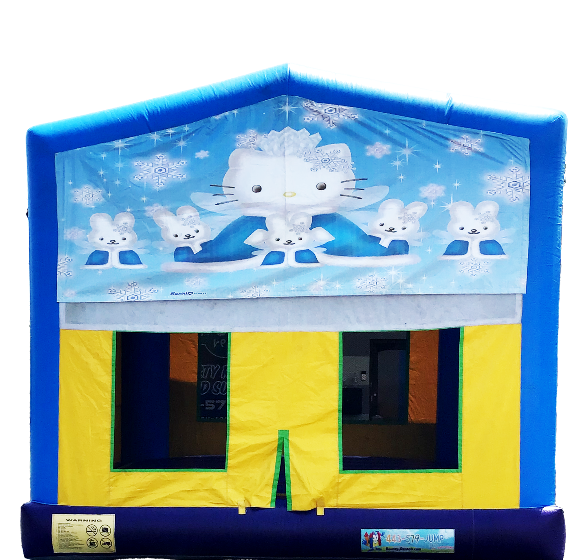 Snow Hello Kitty Blue Themed Bounce #5