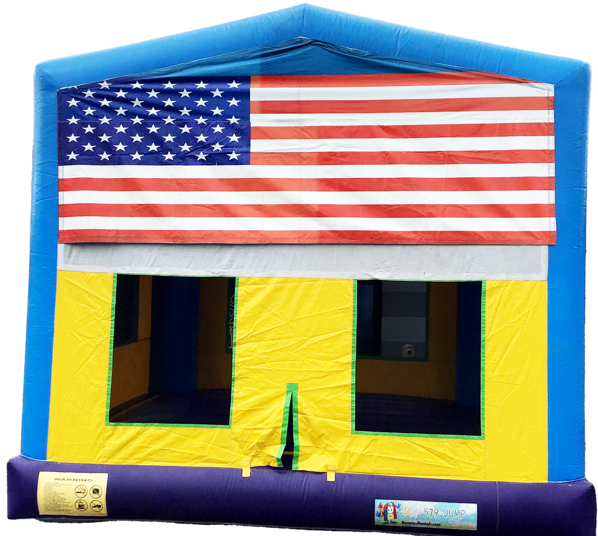 U.S. Flag  Blue Themed Bounce #5