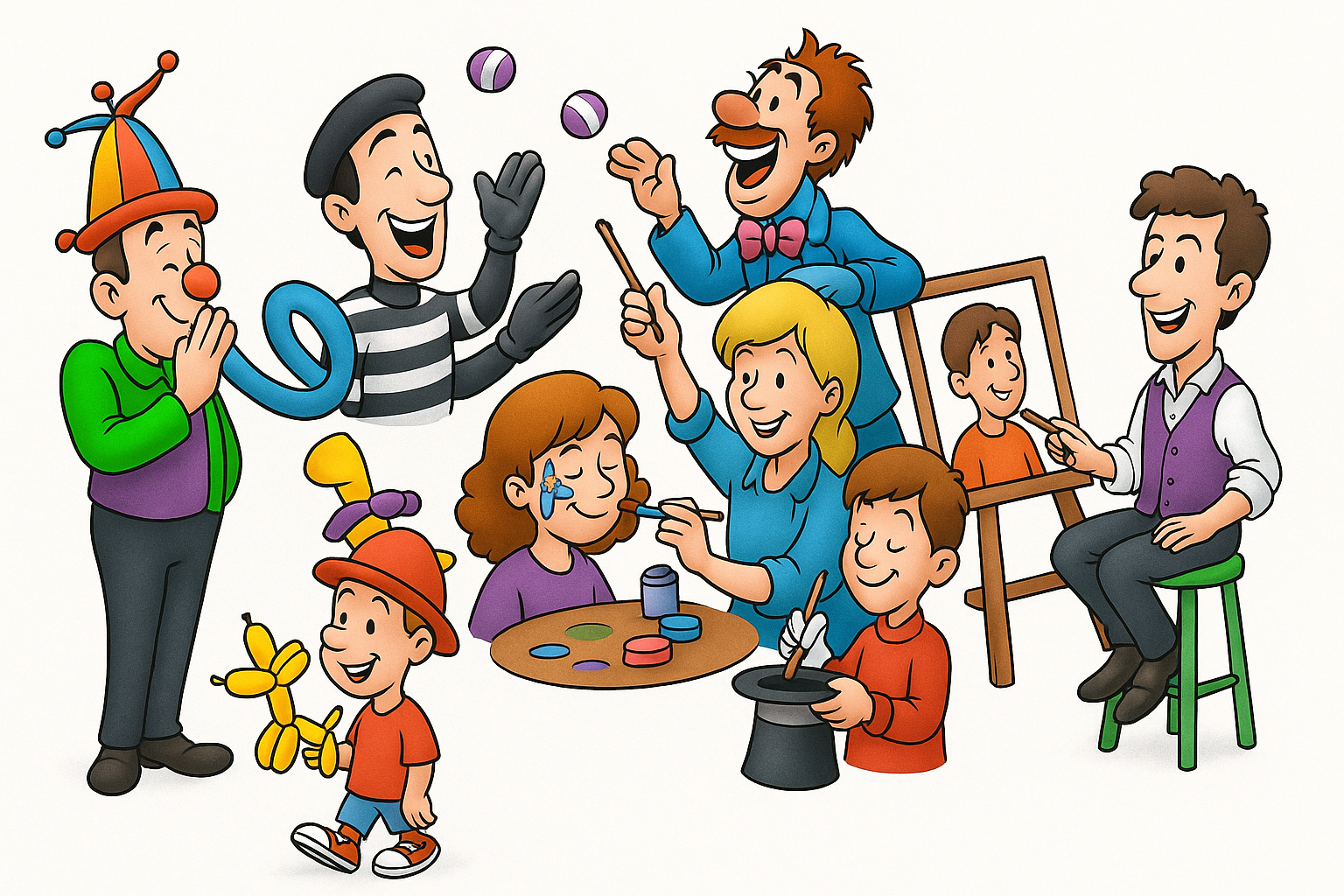 ENTERTAINMENT (Stationary Artists)