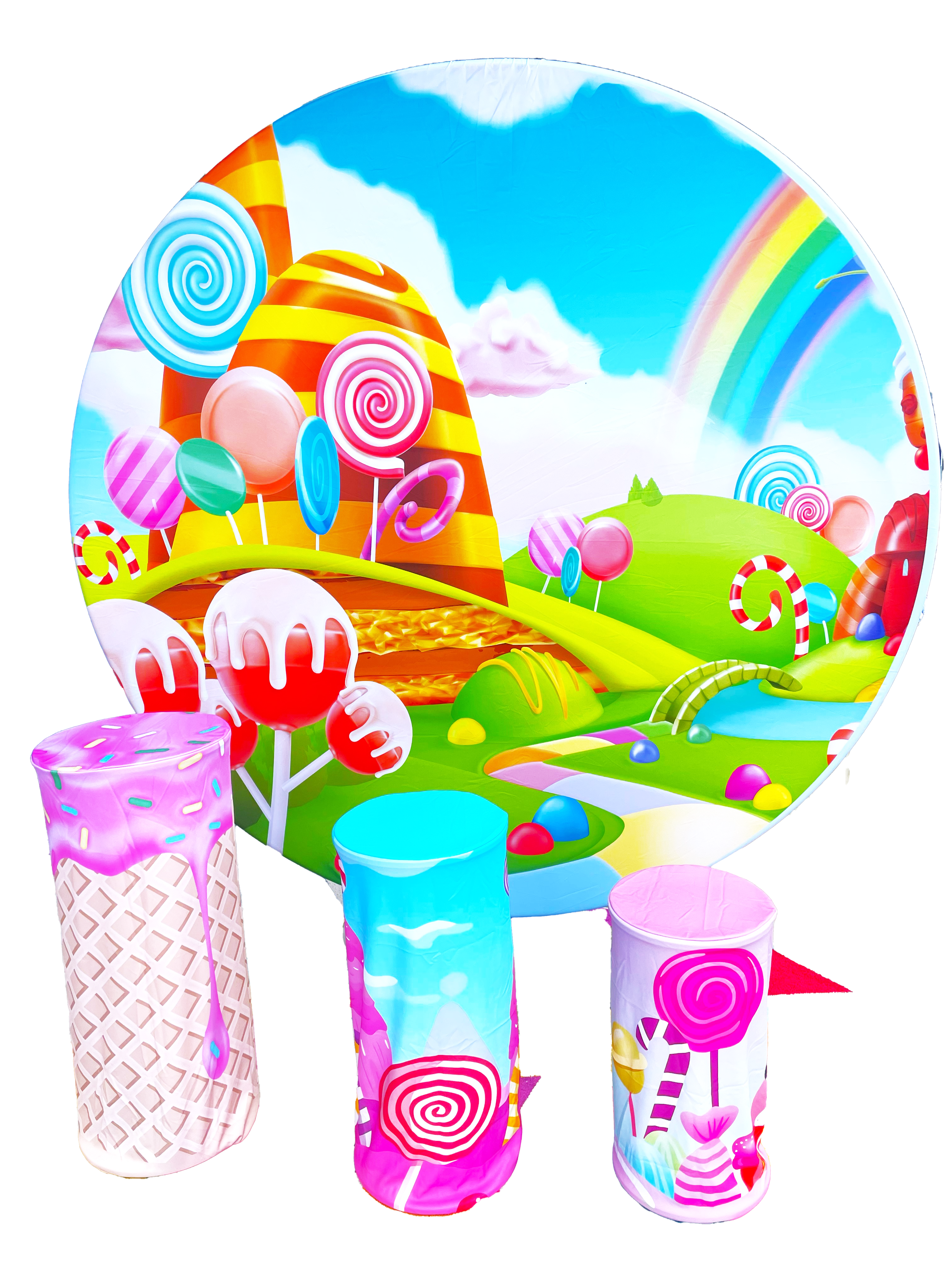 Candy Land Backdrop