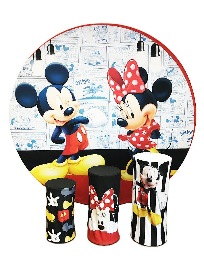 Mickey and Minne Backdrop