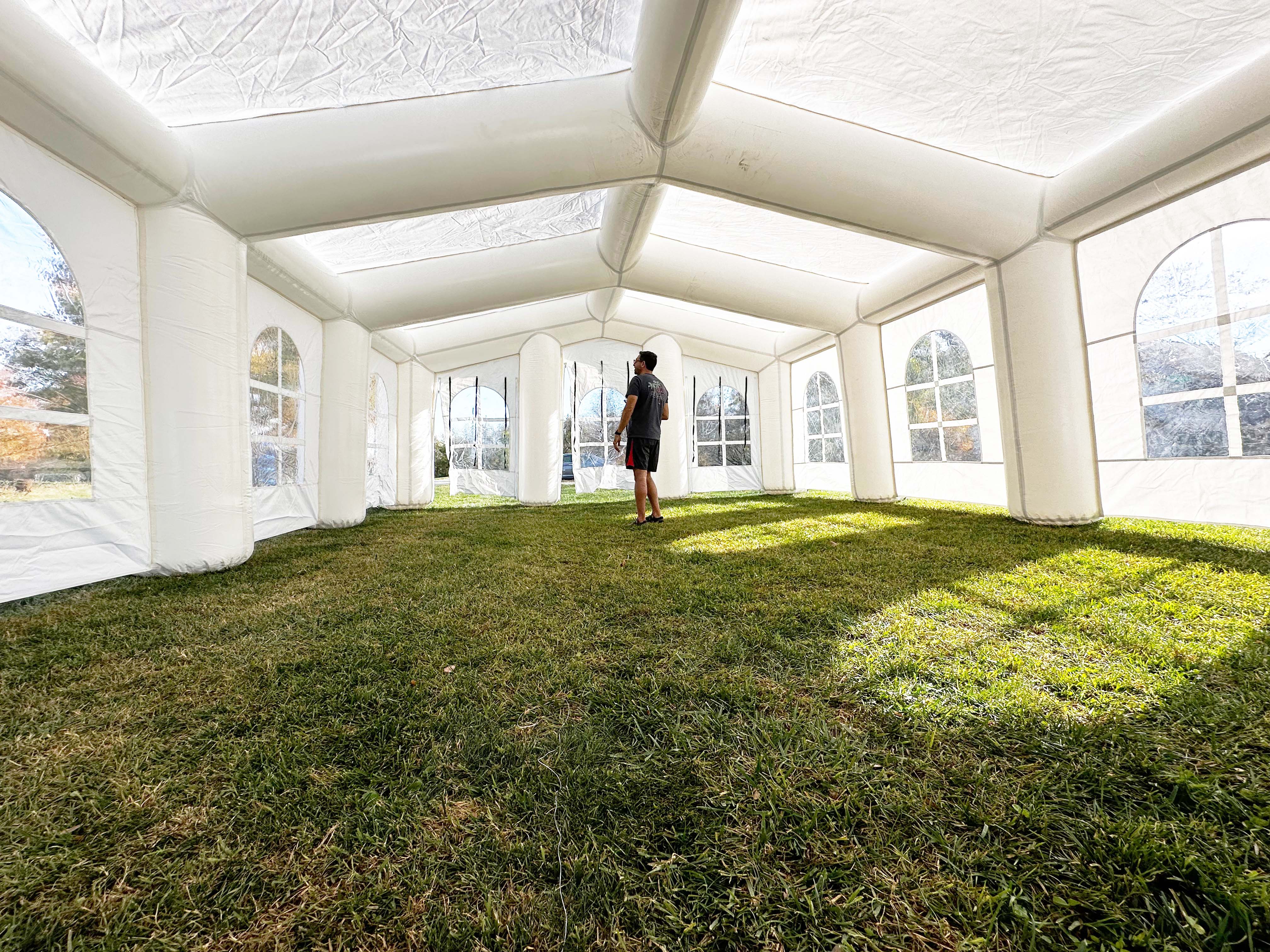 Huge Luxury Inflatable Event Tent (33 ft L x 23 ft W x 11.5 ft H)