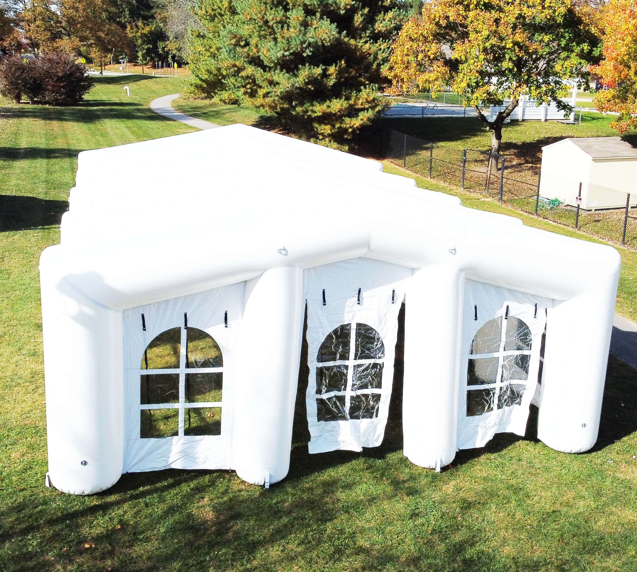 Huge Luxury Inflatable Event Tent (33 ft L x 23 ft W x 11.5 ft H)